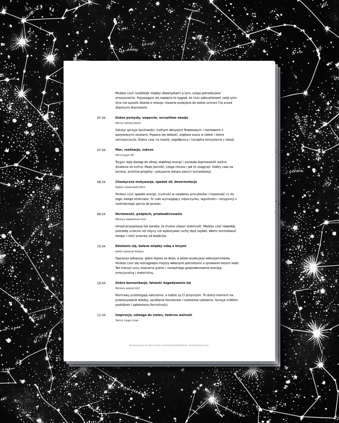 Twoja osobista prognoza (raport + fizyczna Księga) - obrazek 14